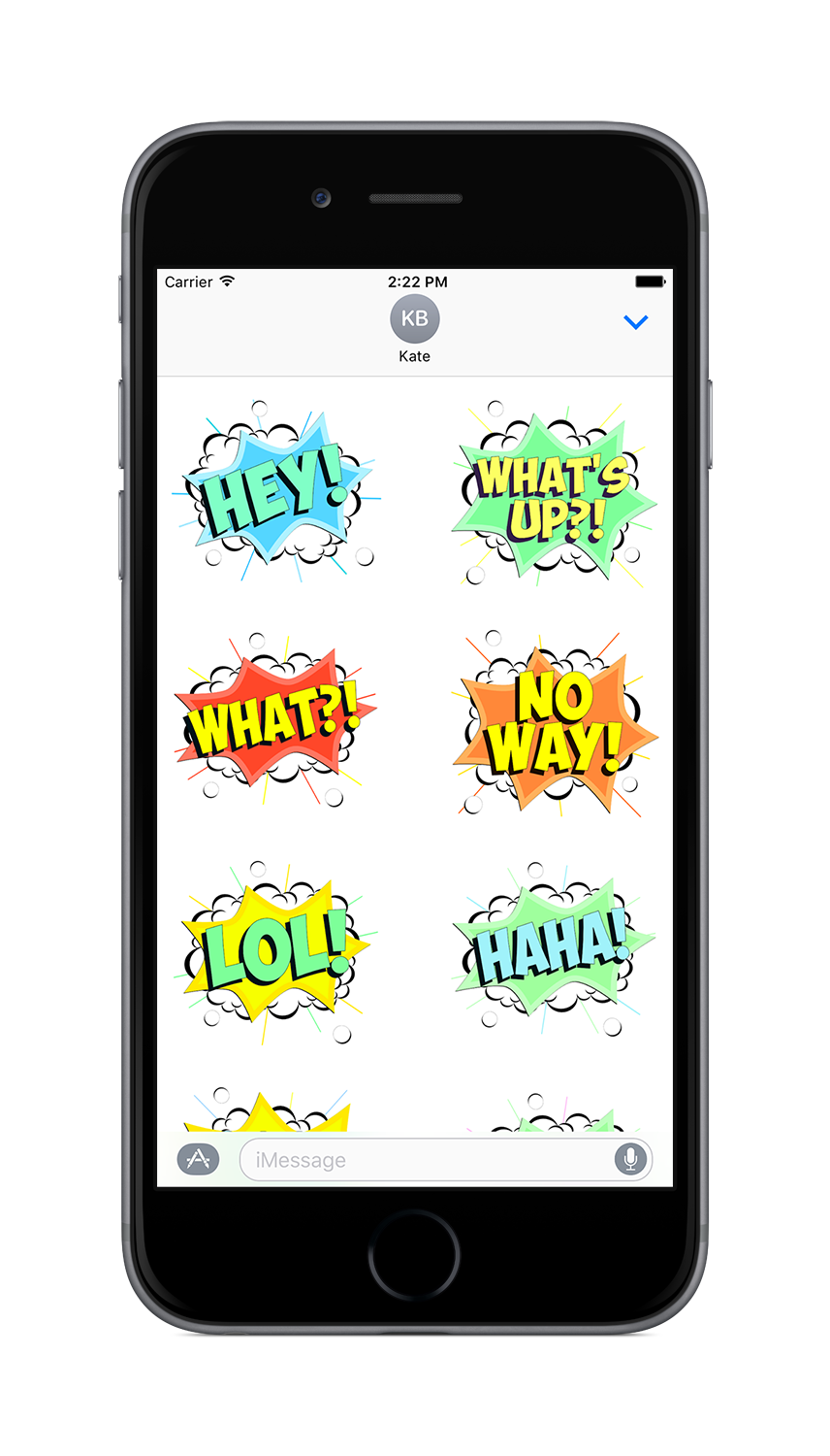 Shout! Stickers for iMessage